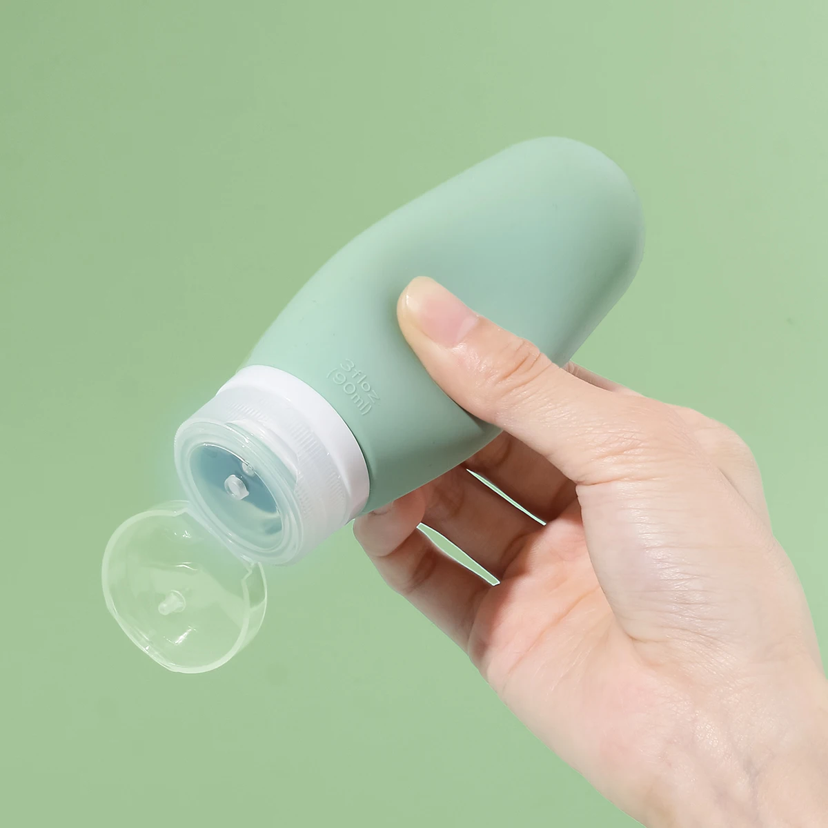 4 Stuks 2Oz/3Oz Kleurrijke Lekvrije Knijpbare Siliconen Reisflessen Set Shampoo En Conditioner Flessen Kit