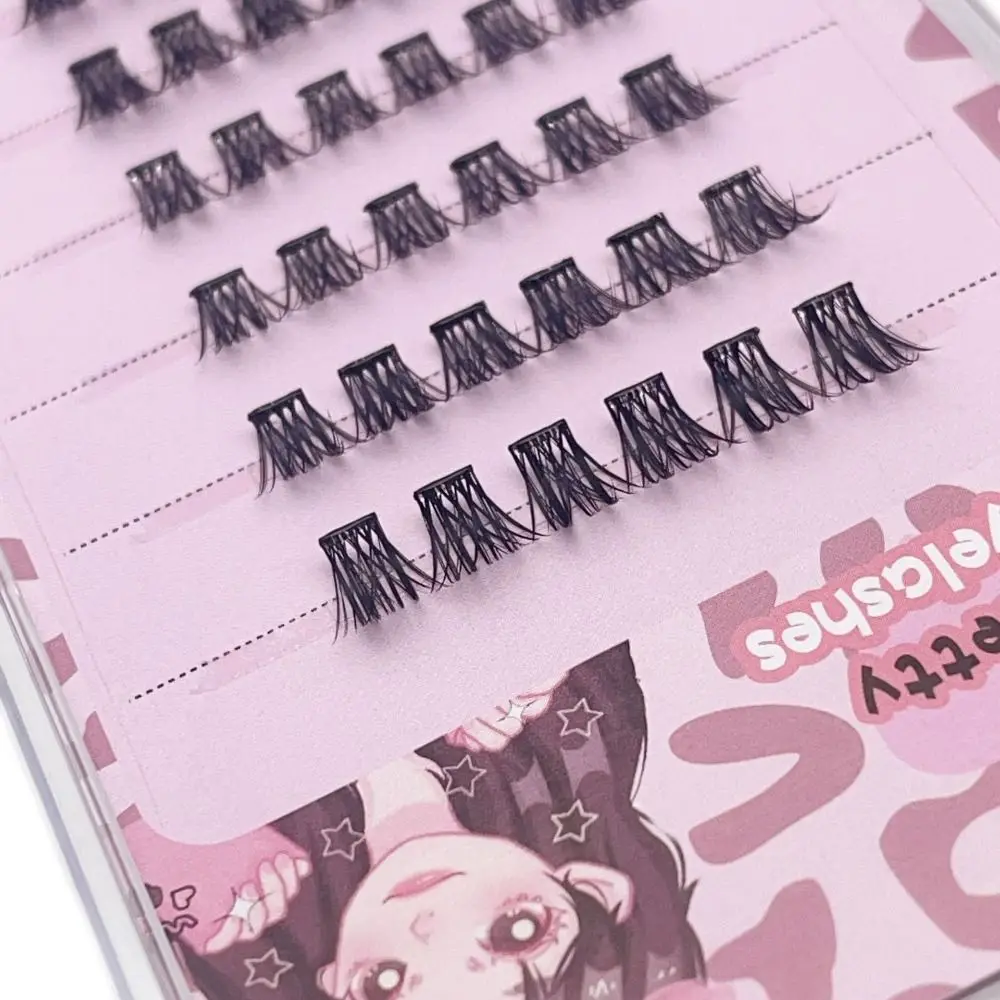 自己粘着式つけまつげ グルー不要 プレスオンまつげ 再利用可能 ナチュラルなウィスピー感 プレグルー済みつけまつげ