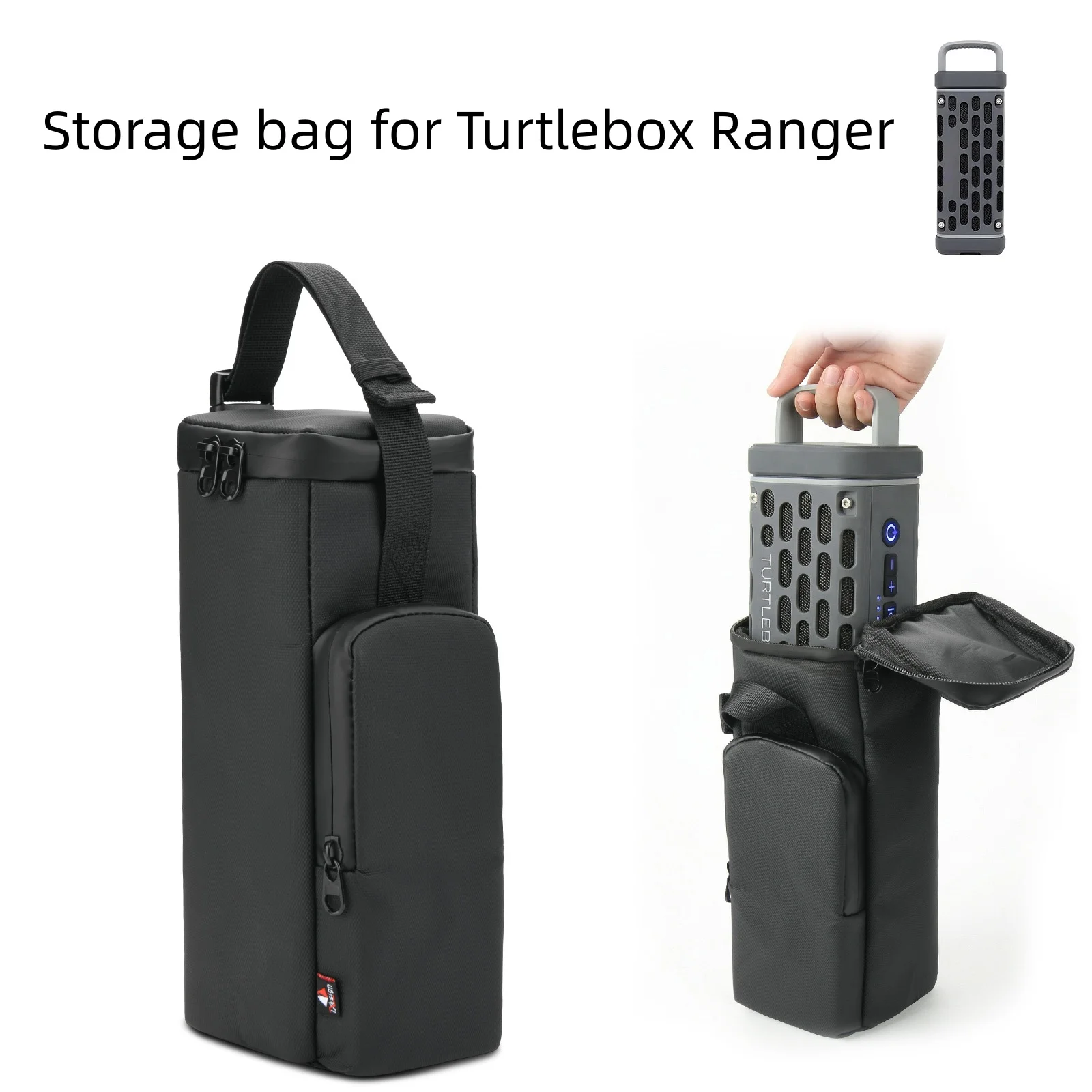

Portable Carrying Case for Turtlebox Ranger Speaker Adjustable Handle Protective Speaker Bag