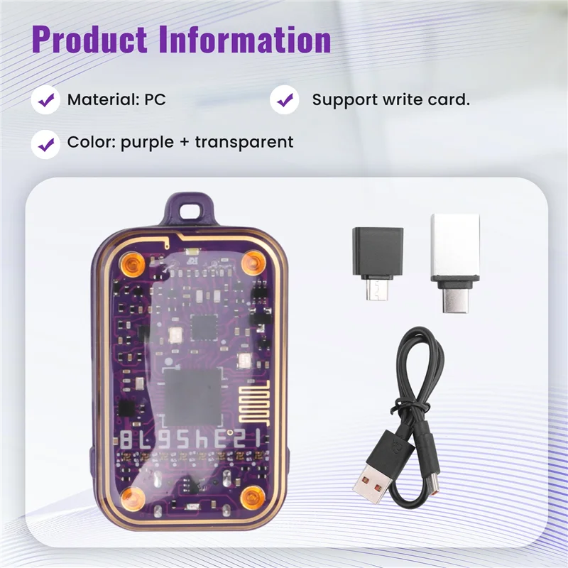Y19A RFID Smart Chip Reader Smartcard Emulator EM125KHZ IC 13.56Mhz Badge Decode RFID Emulator Read Writer Support Clone Card