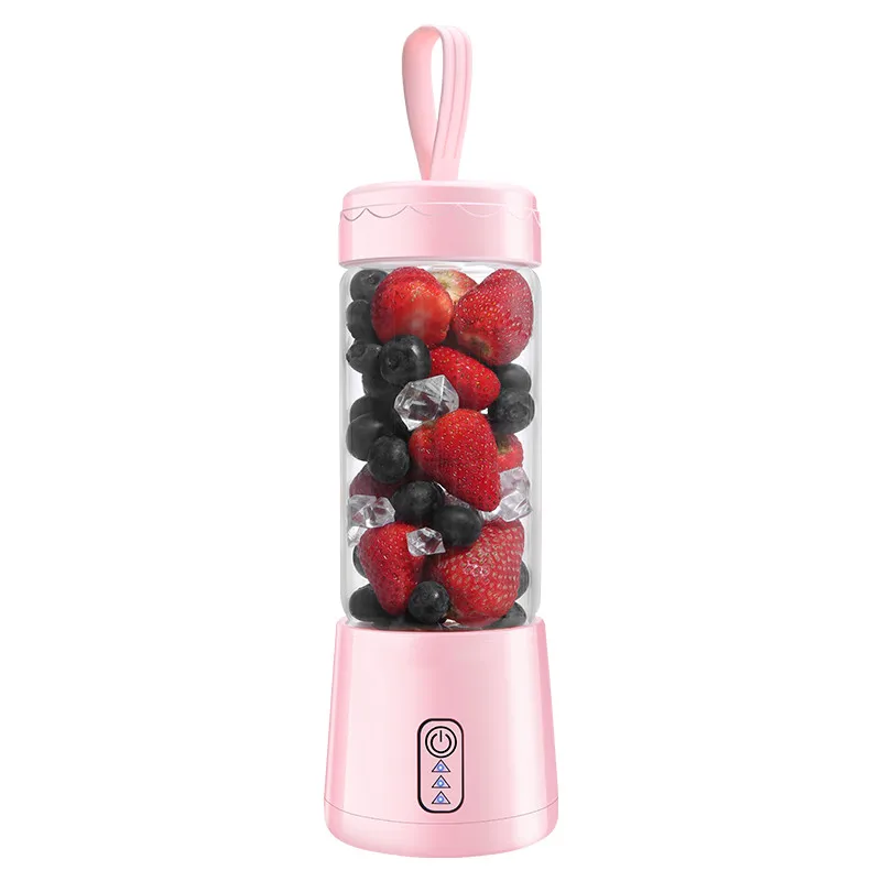 Electric Personal USB Mini Blender Home Usb 6 Blades Juicer Cup Machine Rechargeable Fruit Juice Portable Blenders