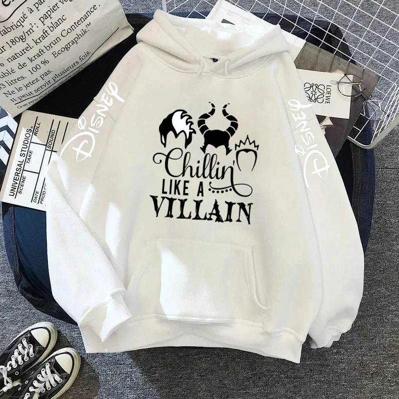 Disney villanos Queen Sudadera con capucha para mujer, ropa informal Y2k, sudaderas con capucha para mujer, ropa para mujer Y2k