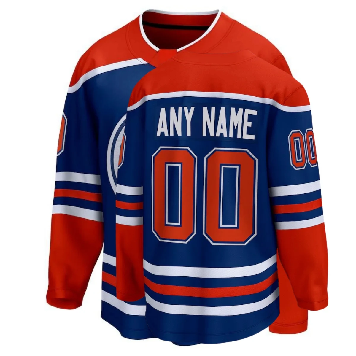 Maillot de hockey brodé personnalisé Edmonton, uniforme de hockey sur glace S pour jeunes hommes et femmes