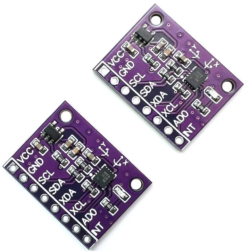 وحدة استشعار QMI8658 متوافقة مع BMI160 ، جيروسكوب 6 محاور ، لوحة التحليل ، فقط MPU6050