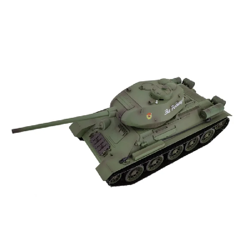 Henglong Tank 3909 Soviet T-34 Simulation Electric Remote Control BB Bullets Shooting Military Model Toys