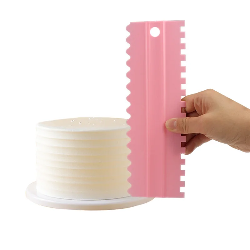 Hot SV-9 PCS Cake Scraper Adjustable DIY Baking Decorating Tools For Applying Icing To Cakes For Cake Cream White