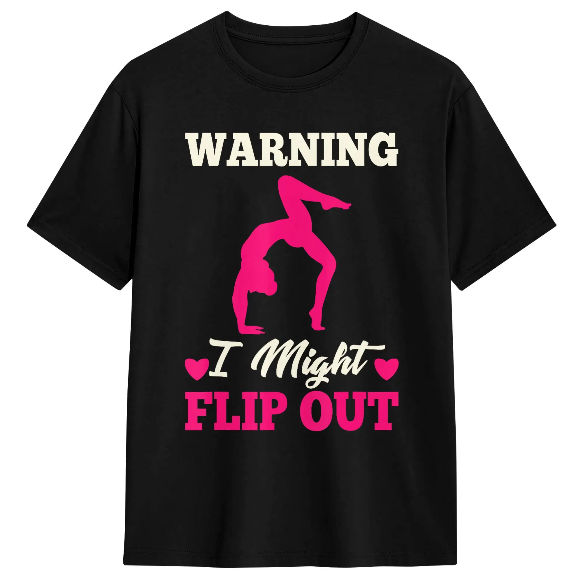 Cute Gymnastics Art Tumbling Gymnast T Shirts Men 100% Cotton Awesome T-Shirt Crew Neck  Tees Short Sleeve Clothes Gift Idea