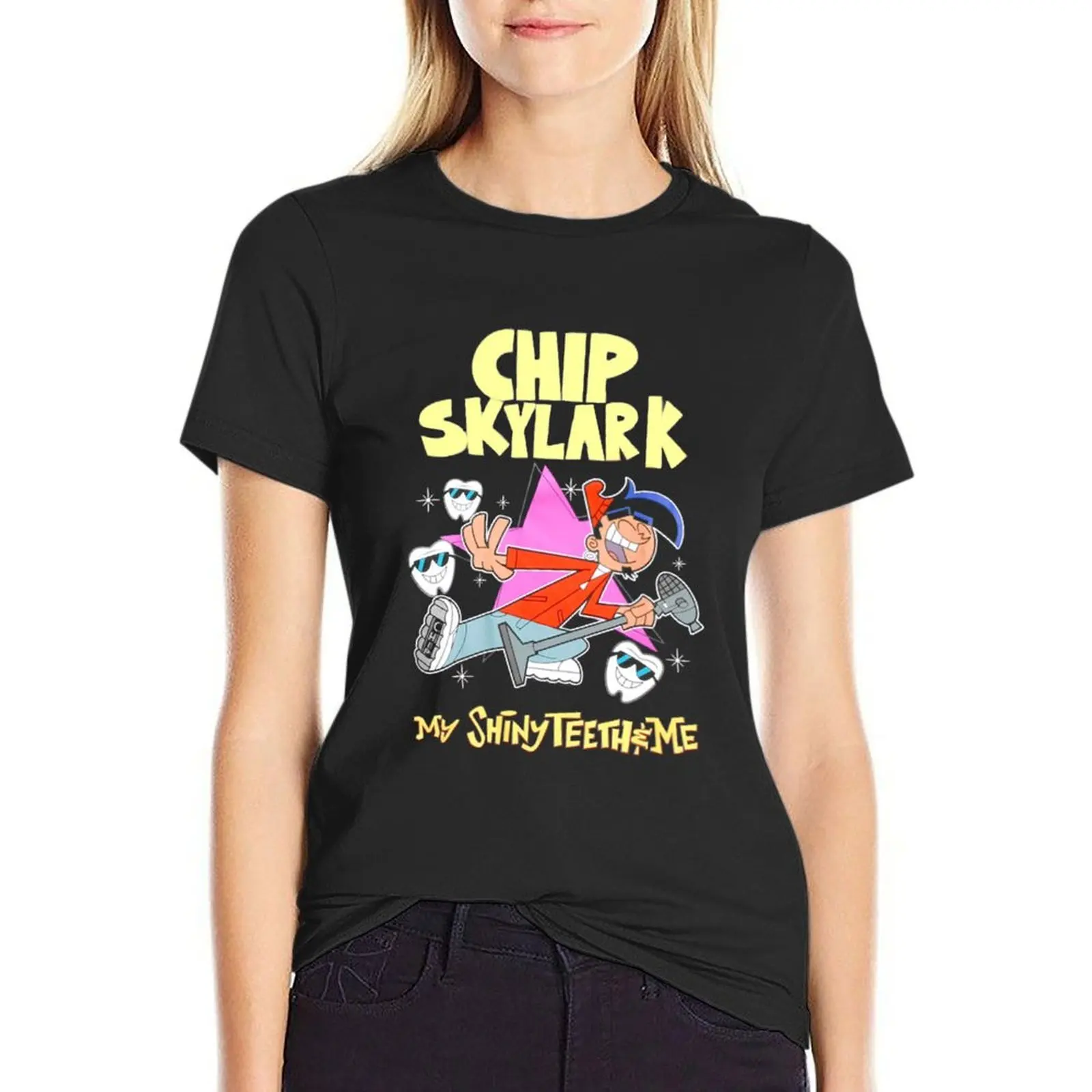 Teepink chip Skylark My Shiny teetheme by T-Shirt tops summer clothes lady clothes t-shirts for Women pack