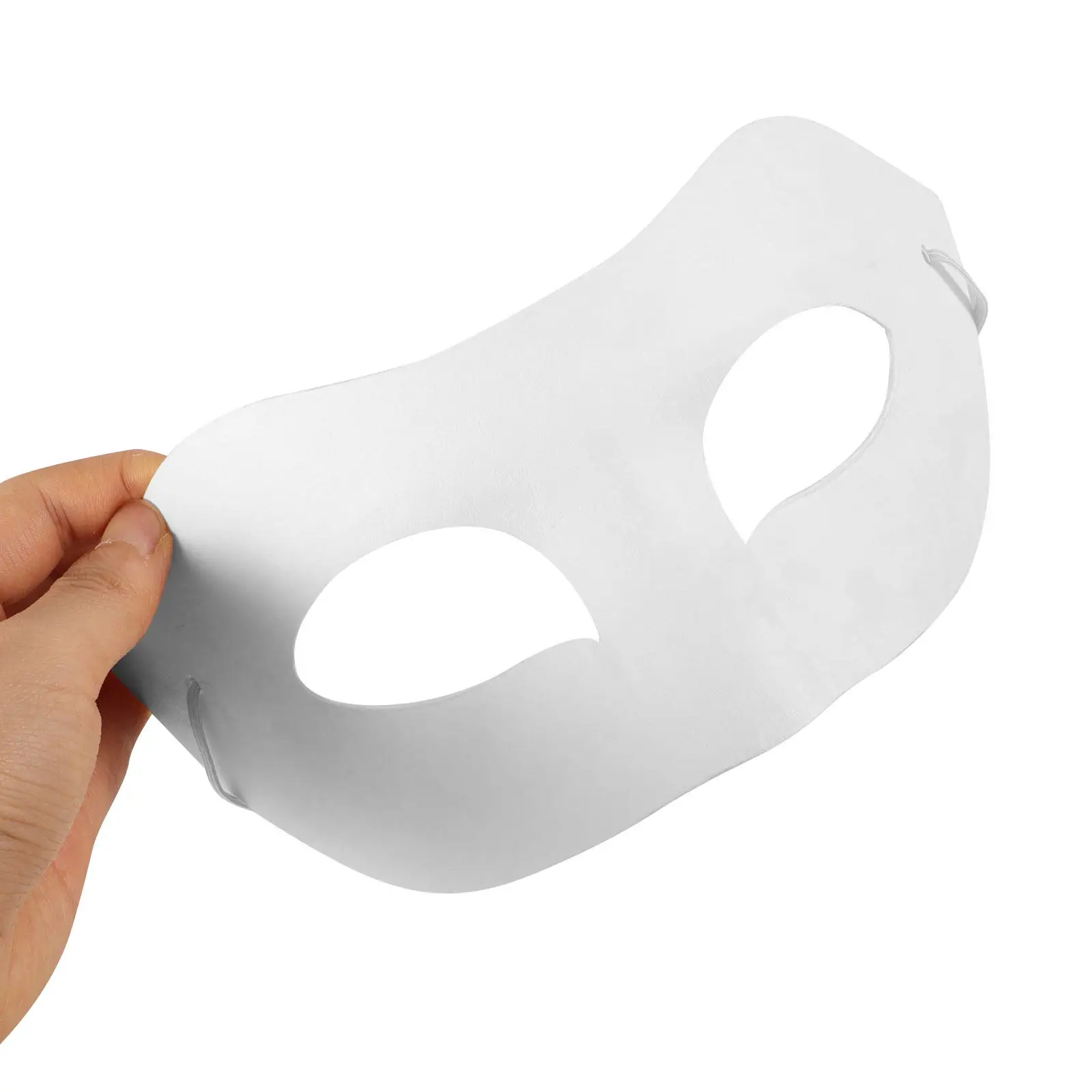 10Pcs DIY Blank Masks Unpainted for Masquerade Party Halloween Handmade Crafts Supplies Blank Masks to Decorate