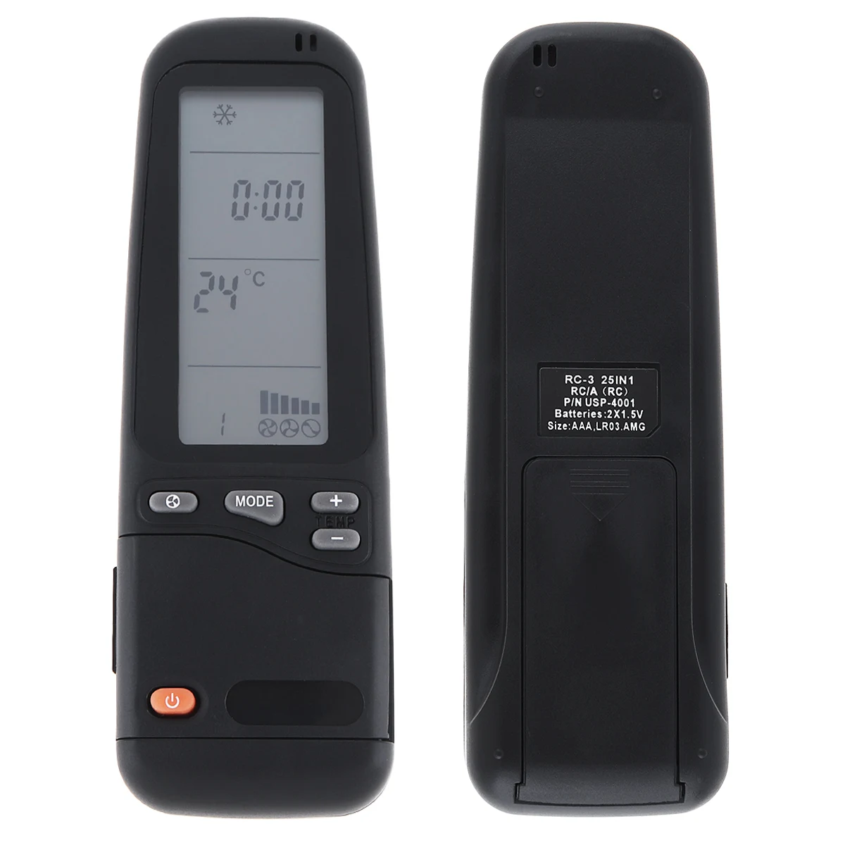 IRAir Condition Remote Contro with Long Control Distance Suitable for Electra / Airwel l/ Emailair/E lco RC-41-1/-5I-1/ -7/-4I-1