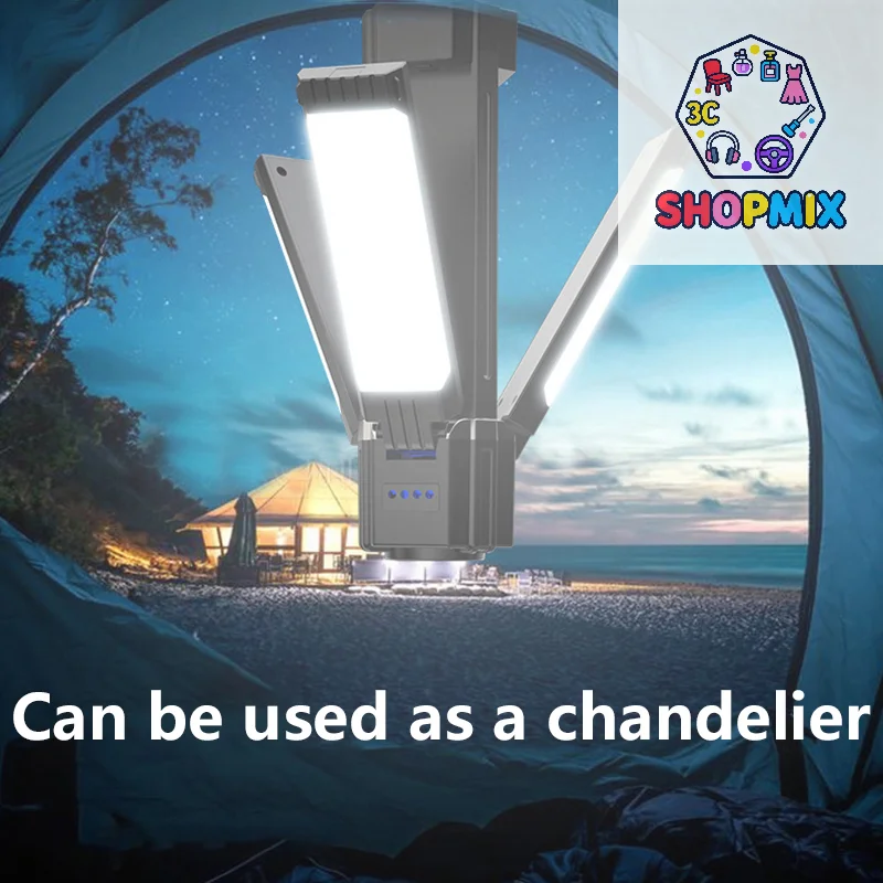 

Перезаряжаемый уличный светильник для кемпинга, палатка, портативный складной фонарик, аварийный аккумулятор для работы