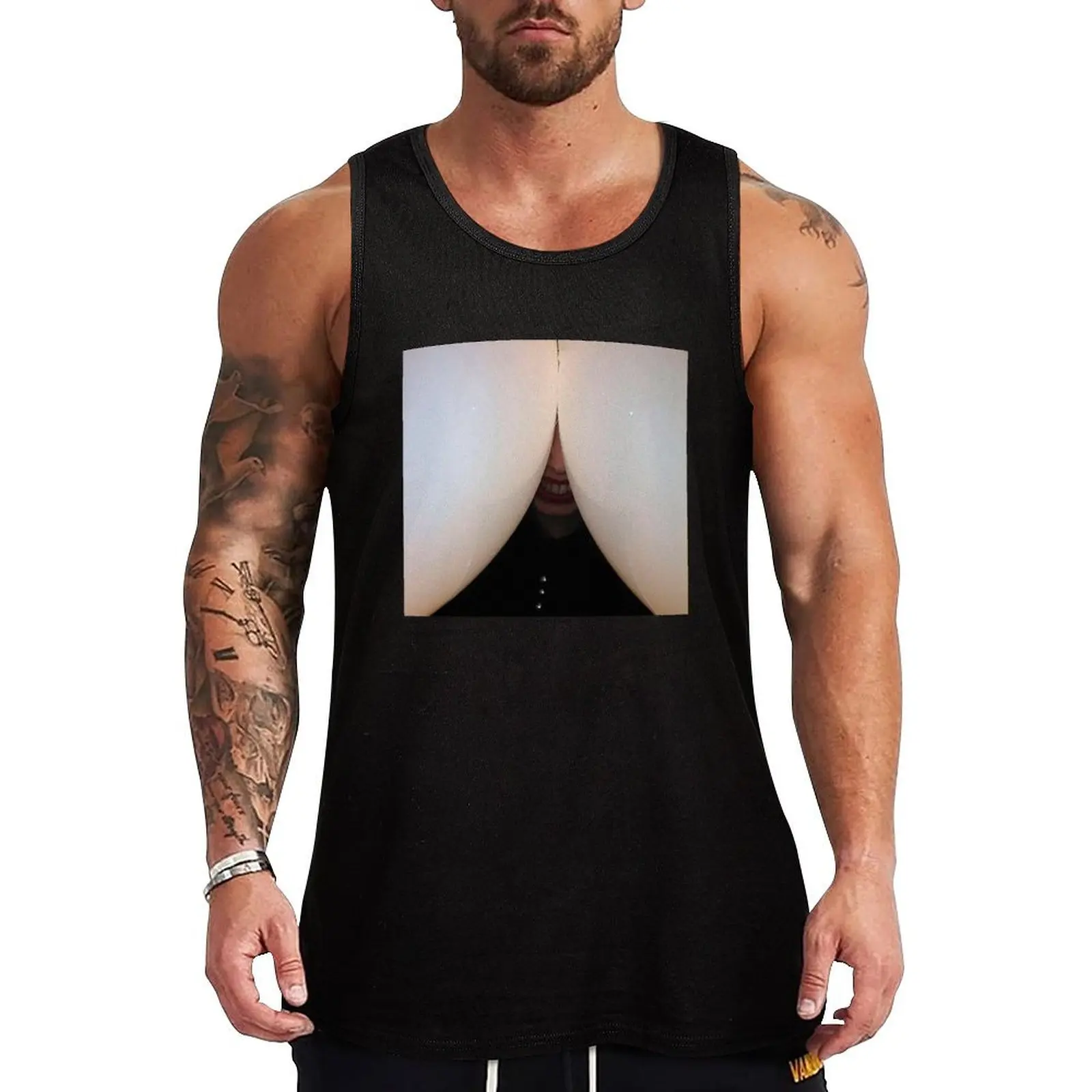 

Death Grips - Bottomless Pit Tank Top Men's cotton t-shirt gym clothes men quick-drying t-shirt