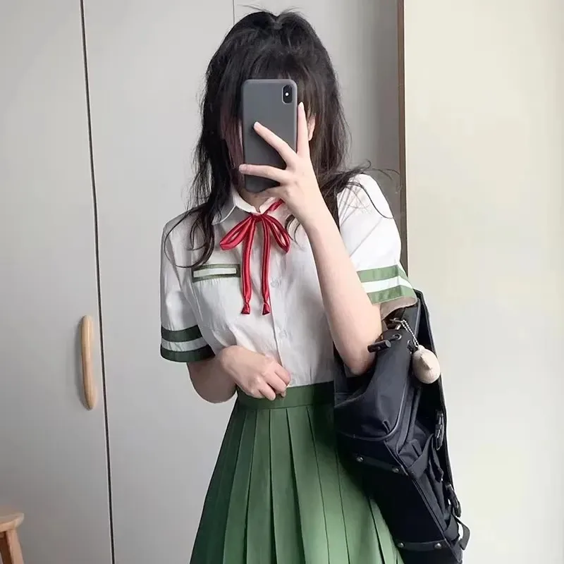 أزياء Lingya Tour cos الجديدة من Haicheng Yanhu Lingya Zong Xiangcaotai Campus JK أزياء لعب الأدوار الأنيمي