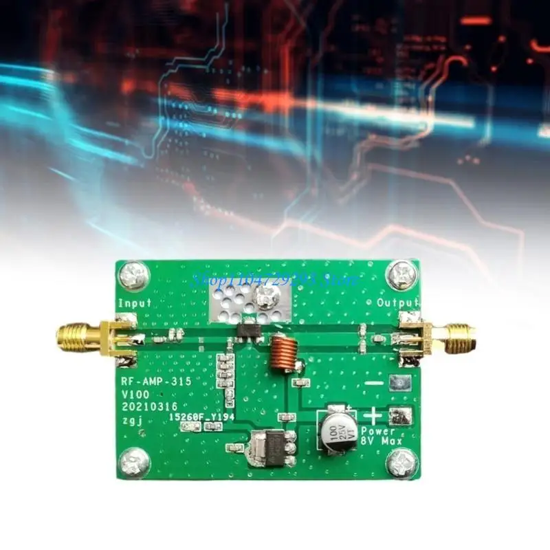 

Y2GD 8WRF Power Widebands Amplifiers Amplification Module 300-330MHz Working Frequency
