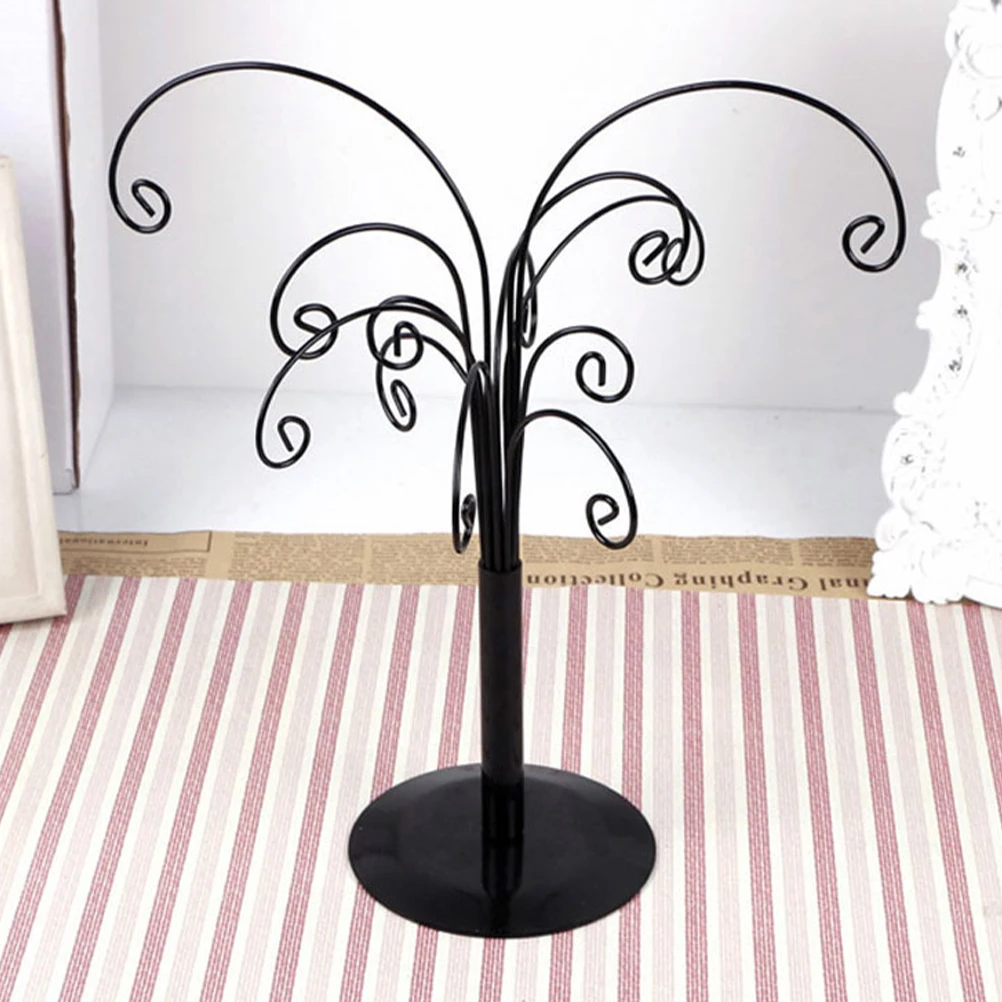 

Display Storage Earrings Display ganizer ganizer Wrought Iron Desktop Decor Jewelry Stand Earrings Holder Necklace Rack
