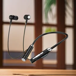 Auriculares inalámbricos con Bluetooth para música, cascos HiFi estéreo con reducción de ruido, deportivos, micrófono incorporado