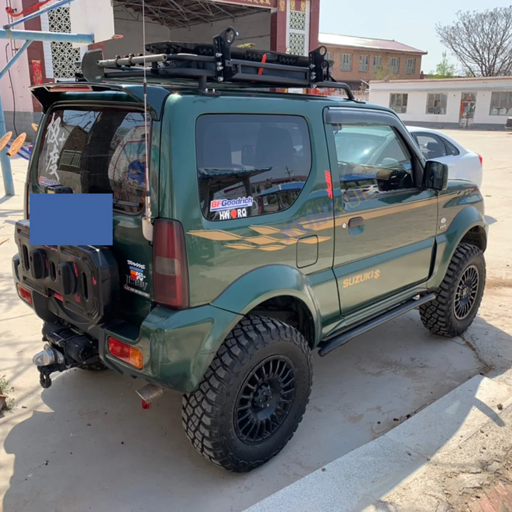 For SUZUKI JIMNY Roof Spoiler 2007-2017 High Quality ABS Material Car Rear Wing Primer Color Rear Top Spoiler Car Styling