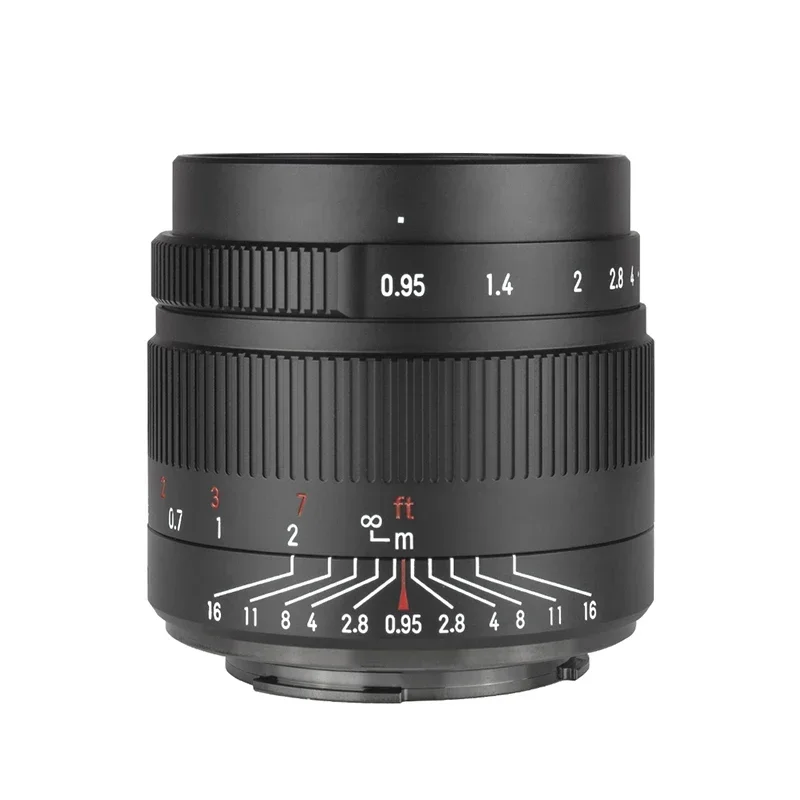 IN STOCK 7artisans 35mm F0.95 APS-C Manual Focus Half-Frame Large Aperture Lens for Canon EOSM/Nikon NZ/ E/Fujifilm FX /M43 Came