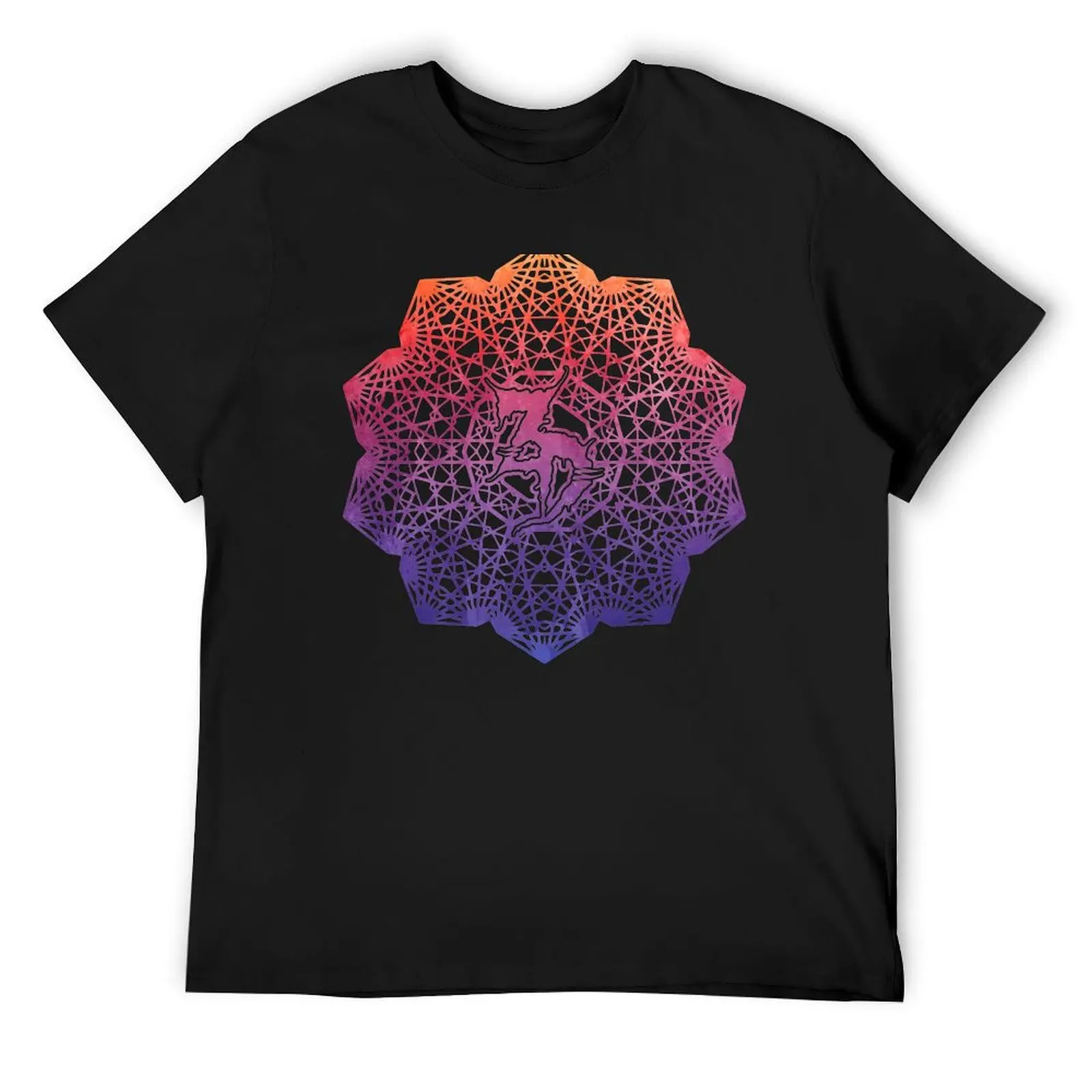 

Zeds Dead Mandala Watercolor T-Shirt anime stuff oversize t-shirts man blacks quick drying mens t shirts pack