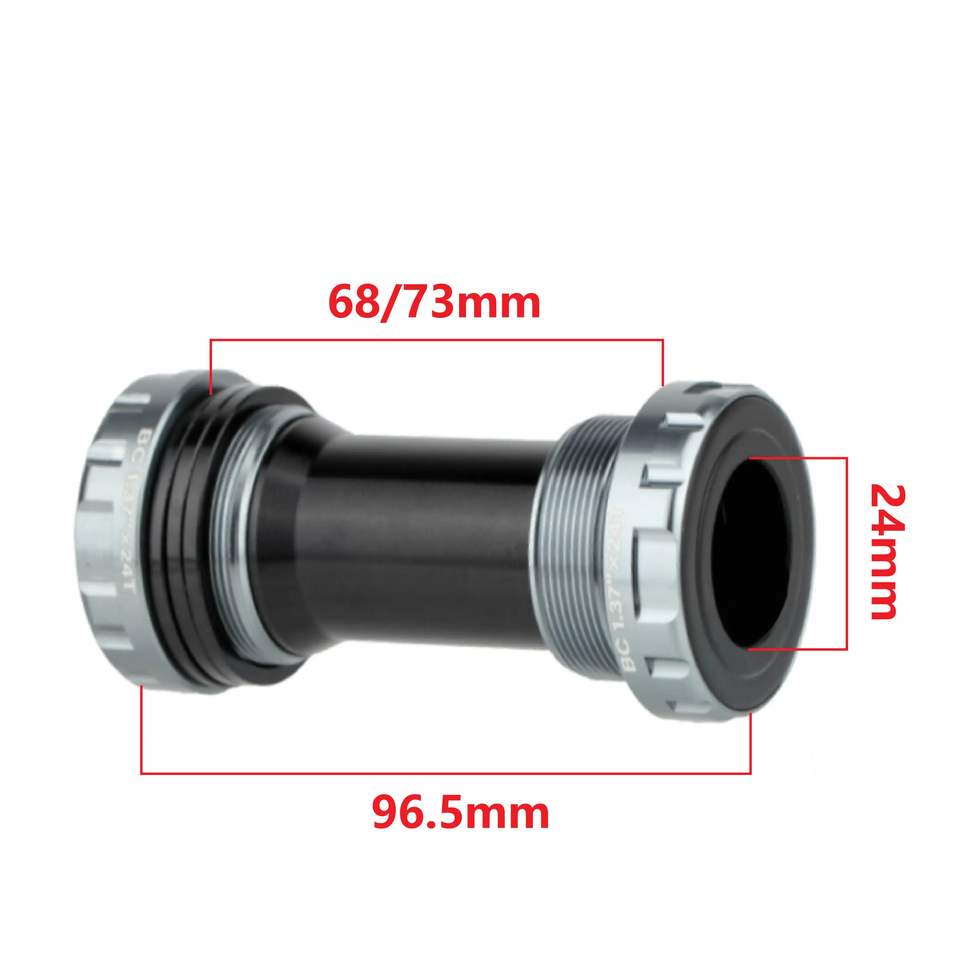 HASSNS BB52 Bicycle Bottom Bracket Hollowtech BB51 BB68 73 Central Movement Axis MTB Bearings for Mountain Bike Crankset Shaft