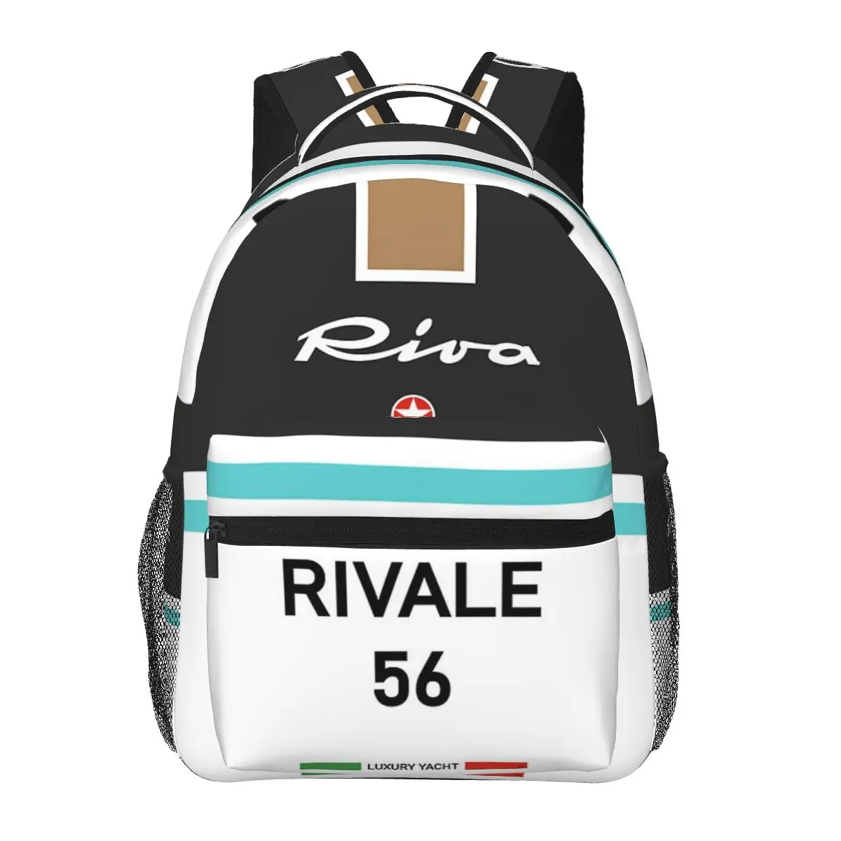 Rivale Riva Aquarama italia costa azzurra Monaco zaini Vintage ragazzi ragazze Bookbag borsa da scuola per bambini zaino borsa a tracolla