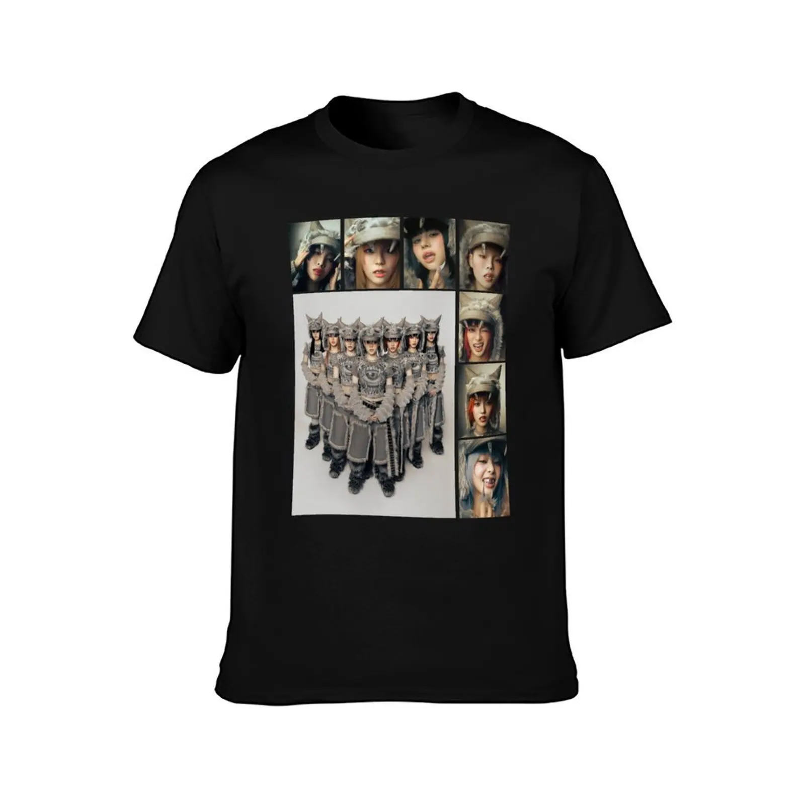 XG Group and individual photos T-Shirt Classic Crew Neck Cotton T-Shirt