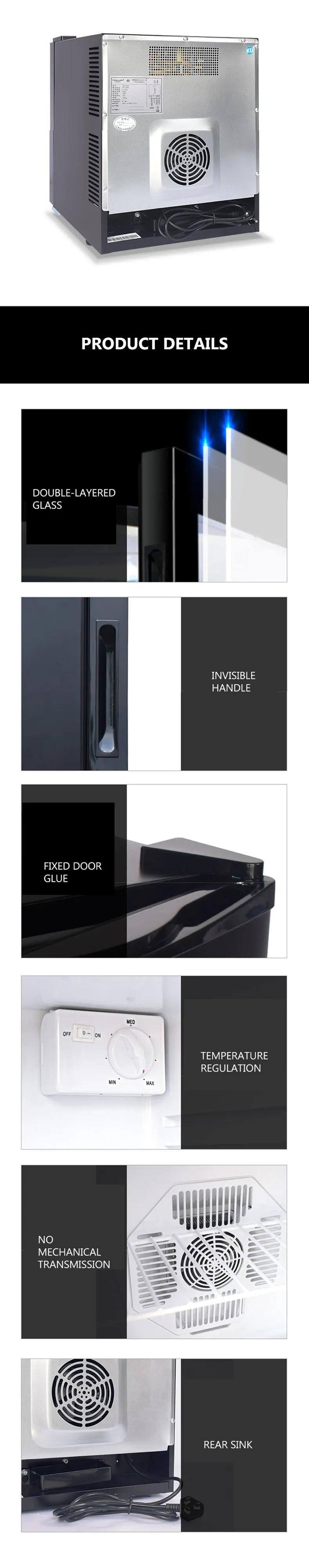 

Мини-холодильник на 30 л, бытовая техника, однодверный холодильник, кухонный холодильник, небольшой шкаф Frigobar для сохранения свежести