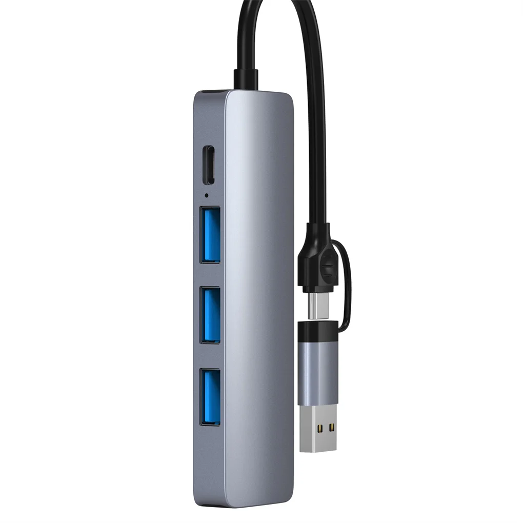 

5 in 1 USB A/C Hub Data Transferring Device Converter Adapter Dock Station