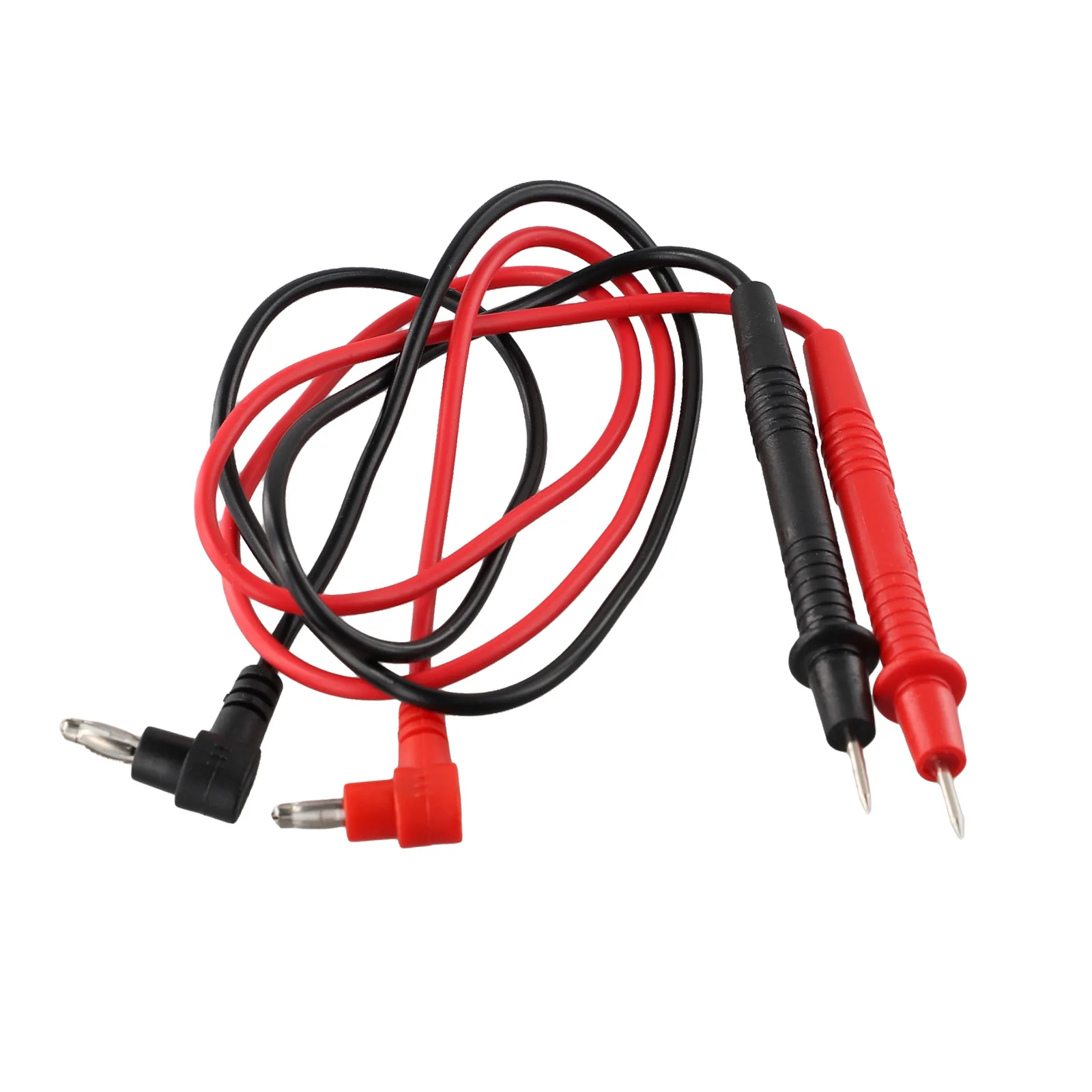 1Pcs Multimeter Test Leads 4mm Banana-Plug To Alligator-Clips/4mm Banana-Plug/Test Hook/ Probe Needle-tip Wire Cable Universally