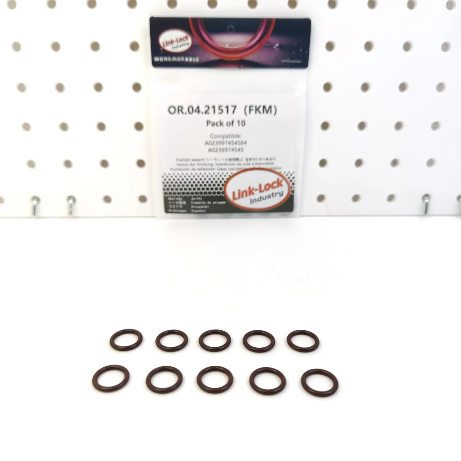 LINK-LOCK 10PCS OR.04.21517 FKM Viton Sealing O-Ring Kit of Turbocharger A023997454564 A0239974545 for MERCEDES-BENZ-M157 M278