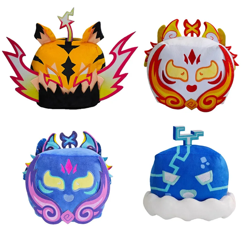 

Плюшевая игрушка Blox Fruits 20 см, популярная игрушка из игры, кукла-дьявольский фрукт, подарок на Рождество и день рождения для детей, милая кукла