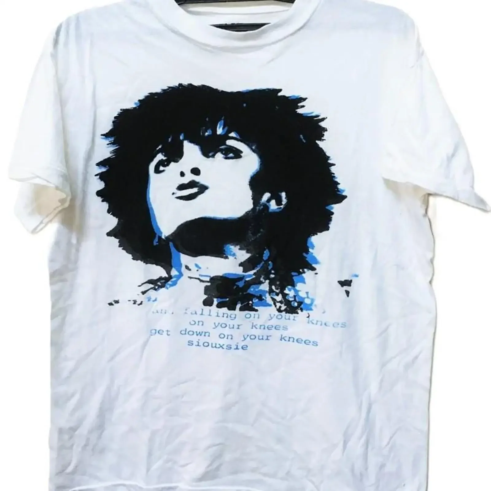 Vintage 80s SIOUXSIE amp THE BANSHEES Punk Rock Tour Concert T Shirt size M vintage Washed Versatile Top For Everyday Wear