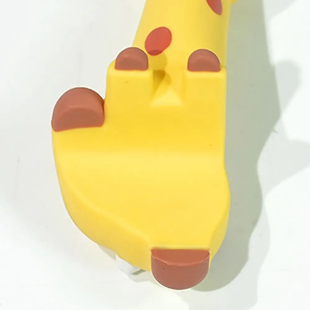 Kawaii Rubber Giraffe Ornament Cartoon Groove Giraffe Figurines Pasted Giraffe Model Desktop