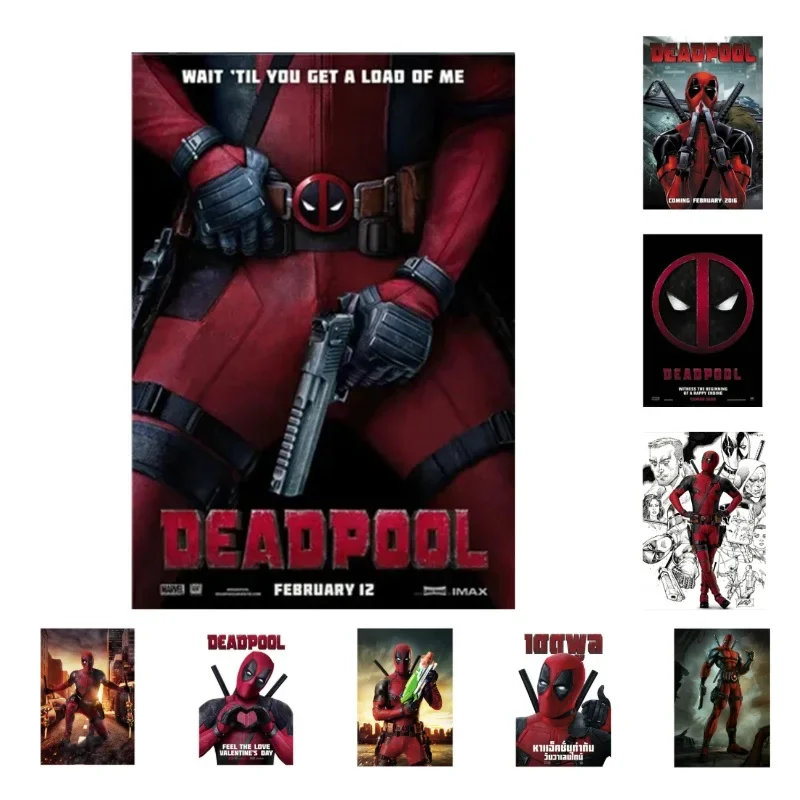 5D Diamond Painting Kit Deadpool Movie Poster No Frame DIY Diamond Art Home Wall Decor Handmade Gift