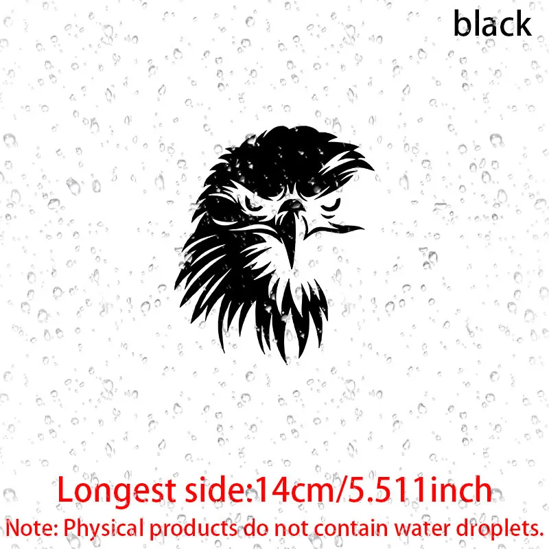 Door, Bumper, Motorcycle & Daily Decor1pc Bald Eagle Patriotic Vinyl Sticker, Waterproof Durable Decal for Car Window