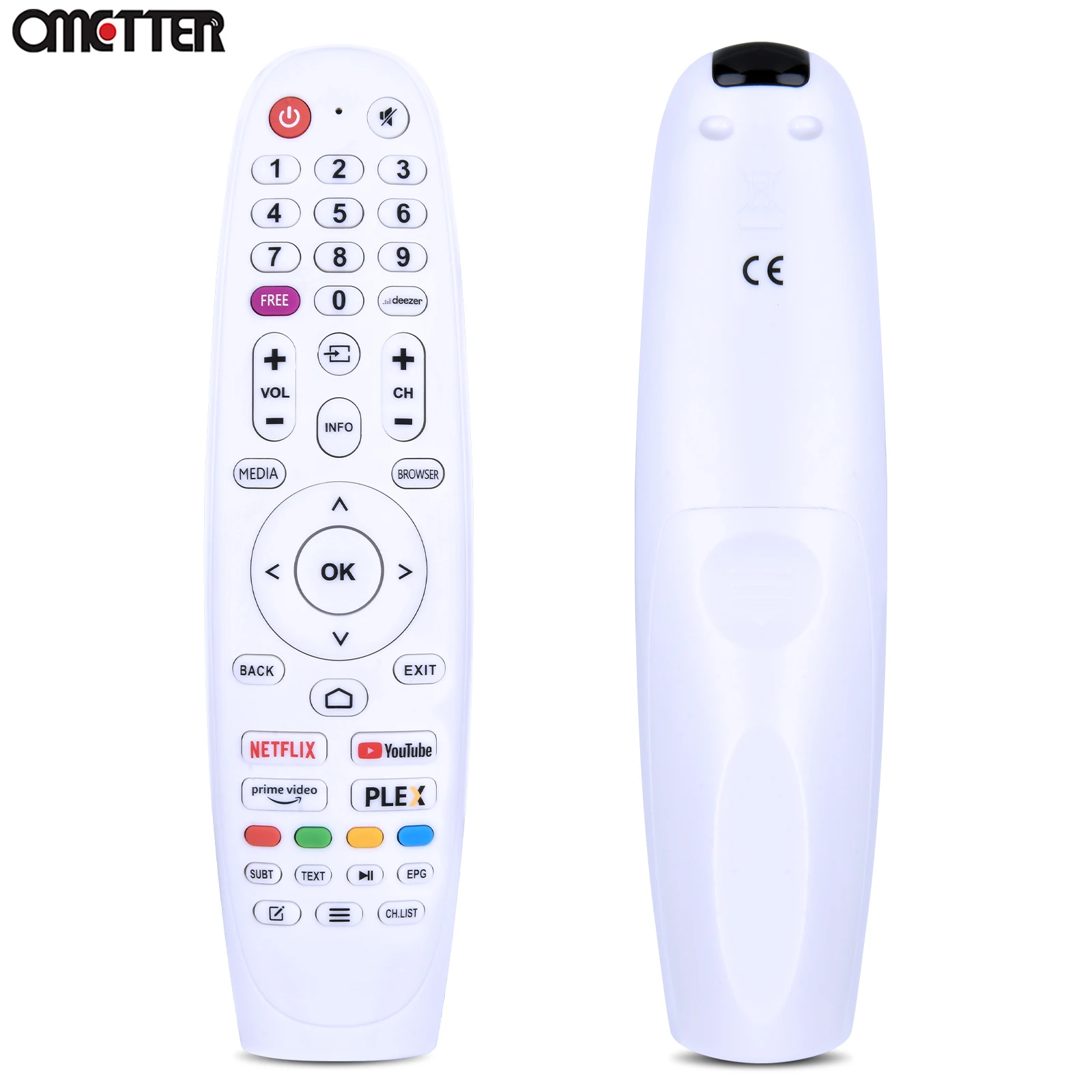 

New Remote Control For JTC TELESYSTEM DIAMANT AKAI QLIVE Allview edenwood grunkel TV