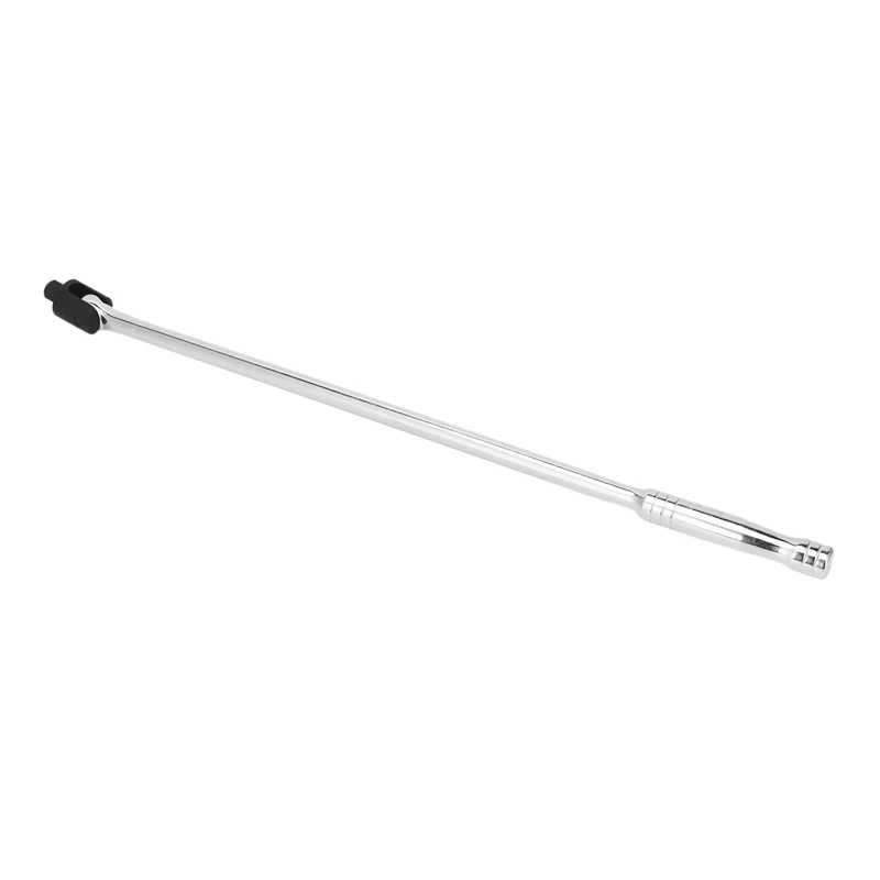 New 1Piece 24 Inch Long 1/2 Inch Breaker Bar Socket Driver 180 Degree Flex Head With Spring-Loaded Ball Bearing Socket Wrench Ha