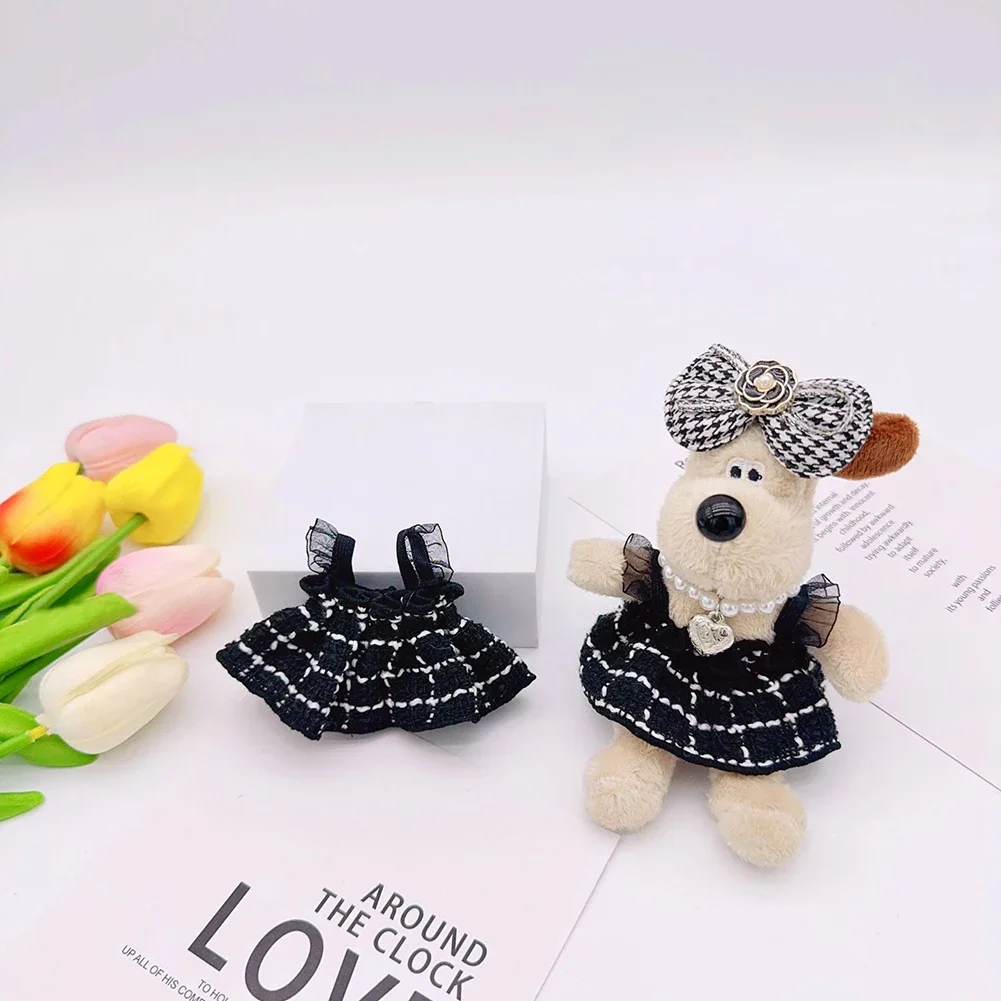 Mini Plüsch Puppe Kleidung Outfit Halskette Liebe Anhänger Perle Kette Zarte für Korea Kpop Exo Labubu Idol Strap Rock Zubehör