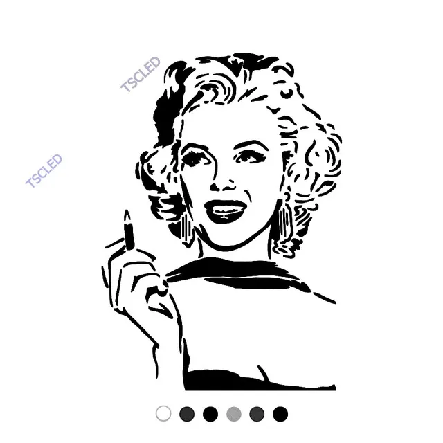 

Marilyn Monroe Potresi Sticker Paste 15cm