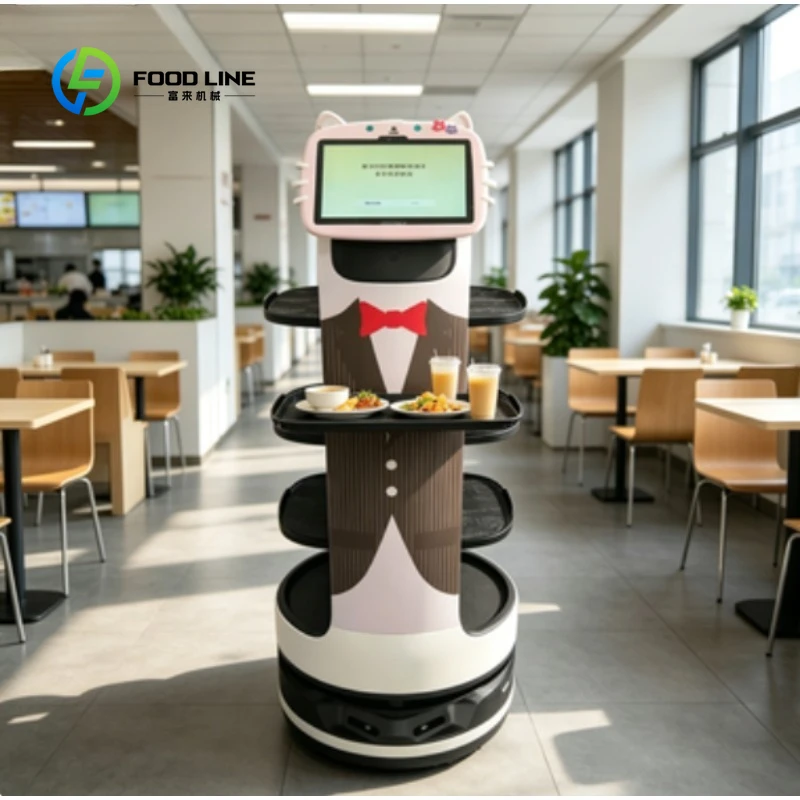 Custom Smart Hotel Delivery Robot, Elevator Connected Floor-to-Floor Automatic Service for Hotel Commercial Use