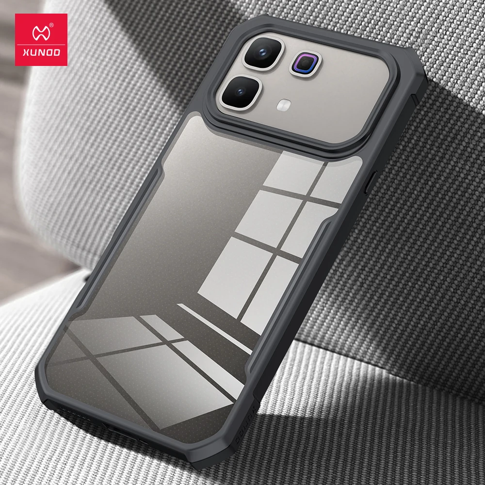 Xundd For Infinix Note 60 5G Note 60 Pro Case PC TPU Shockproof Protective Cove Airbag Anit-Drop Back Clear Phone Cover Fundas