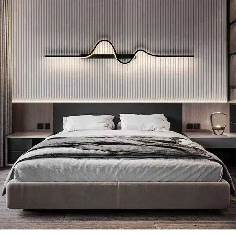 Imagem -05 - Nordic Led Wall Lamp For Home Decoration Simples Design Sconce Luminária Luminária Brilho Cabeceira Quarto Sala de Estar Escadas