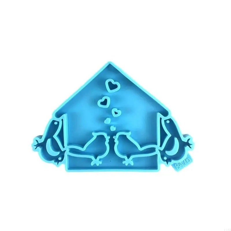 F19B Love Porch Key-Hanger Epoxy Mold DIY Hook Door Hanging-Rack Storage Rack Silicone Mold Wall-Hanging-Key-Storage Tool