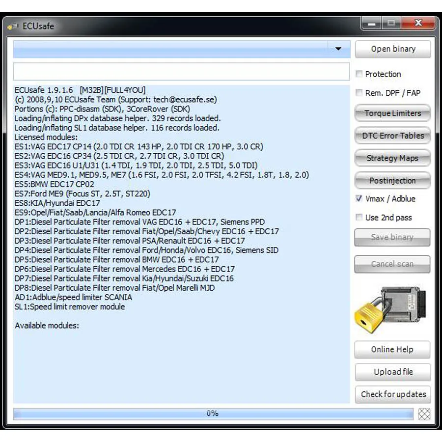 2023 Hot ECUSafe 2.0 ECU ECM 2.0 Diagnostic Tool for Car and Trucks + Nitro