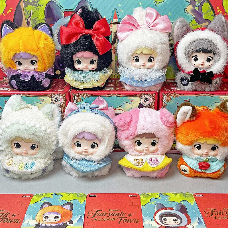 Nommi Baby Mibao Fairytale Town Series Blind Box Cute Baby Anime Doll Mystery Box Surprise Bag Plush Kawaii Pendant Toys Gift