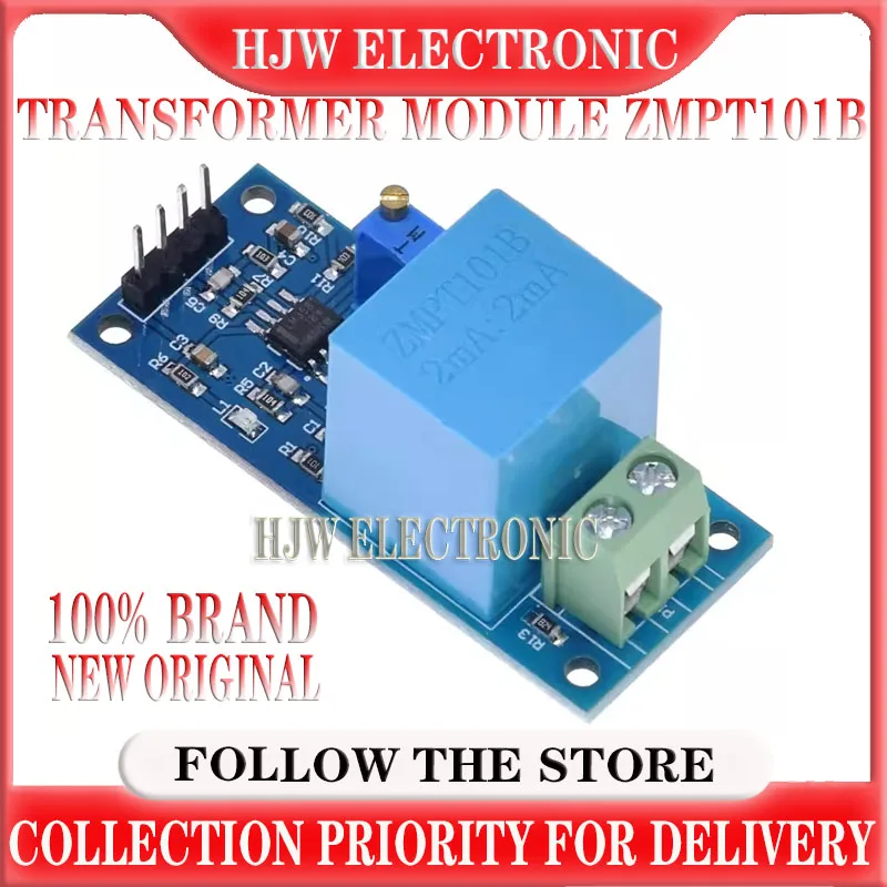 Active Single Phase Voltage Transformer Module AC Output Voltage Sensor Mutual Inductance Amplifier for Arduino Mega ZMPT101B