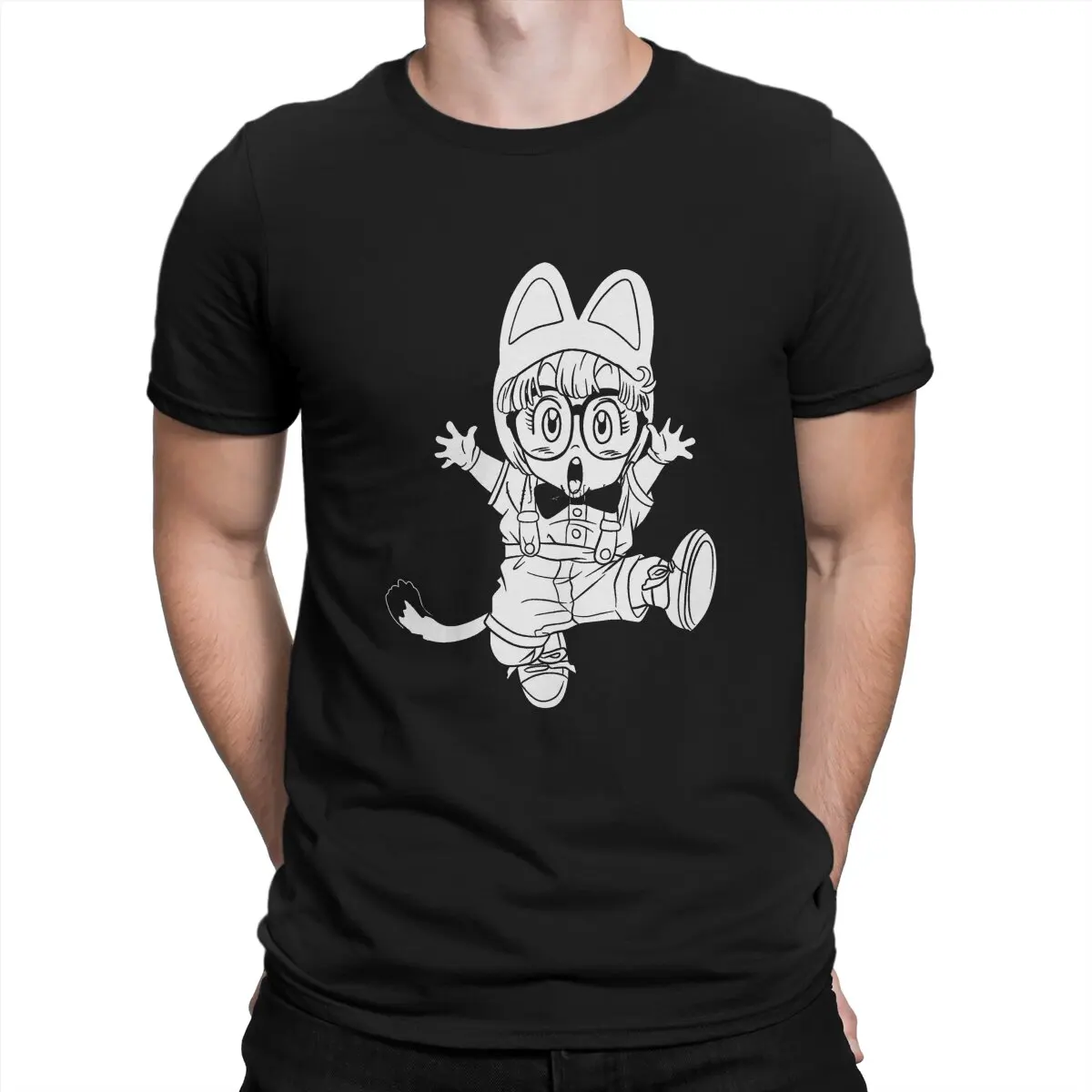 Dr Slump ARALE CAT Tshirt Homme Men's Tees Polyester T Shirt For Men