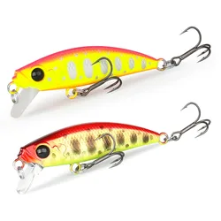 TSURINOYA 46S Sinking Minnow Fishing Lure Intruder 46mm 5g Artificial Trout Ajing Stream Lake Jerkbait Rockfishing Hard Baits