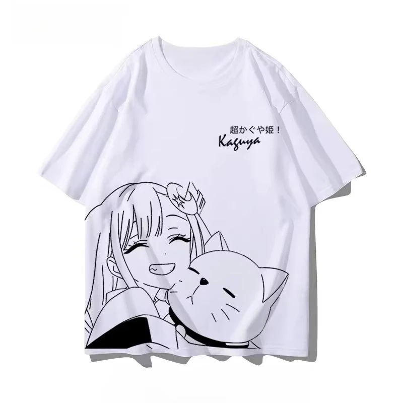2026 New Anime Kaguya Sama Love Is War Princess Cosmos Yachiyo Lunami Casual Short Sleeve Women And Men T-Shirt