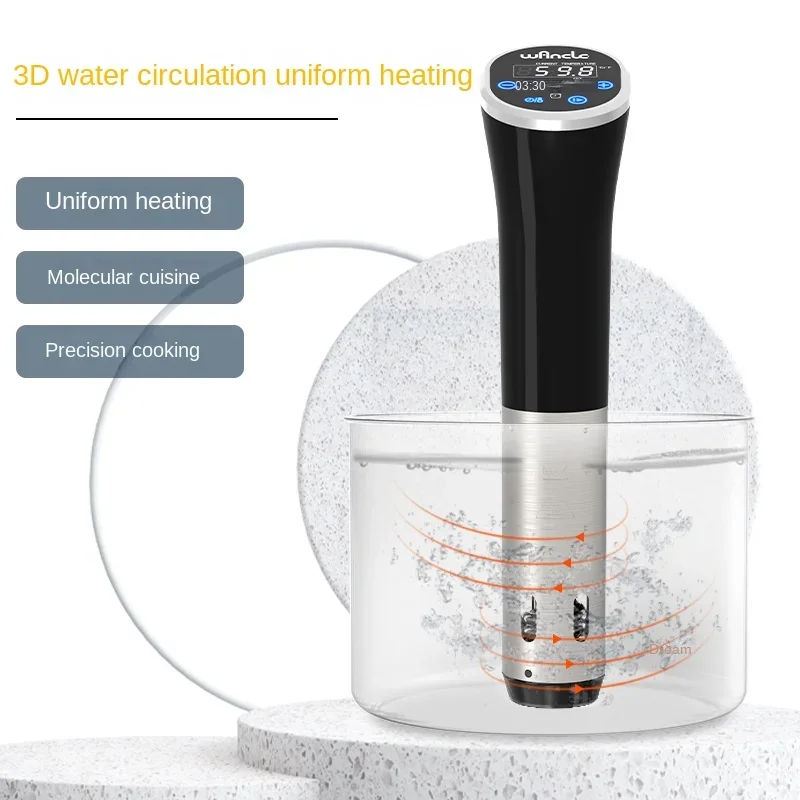 220V Sous Vide Cooker by Wancle – Precision Cooker with Digital Display and Powerful Motor for Home and Commercial Use A